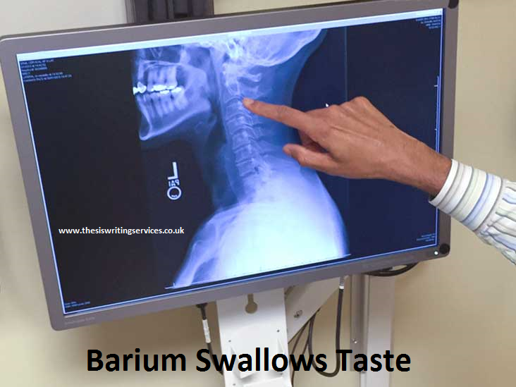 Barium Swallows Taste
